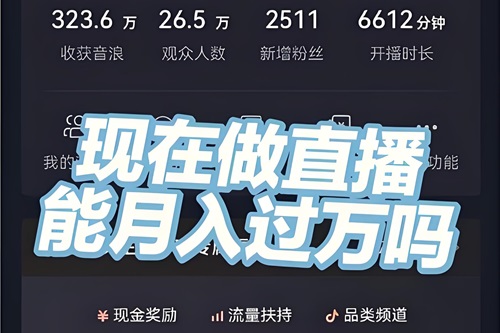 开一场抖音直播能赚多少钱