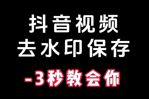 抖音去水印