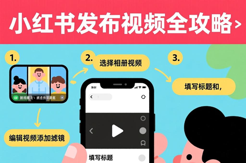 小红书发布视频的步骤 小红书发布视频的步骤